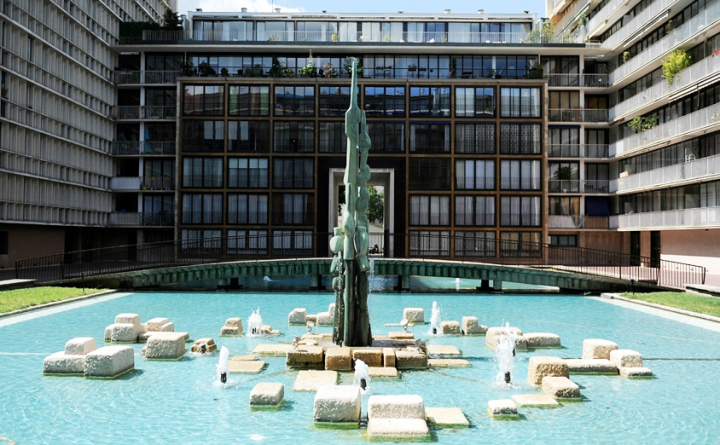 Fernand Pouillon, “Le Point du Jour” à Boulogne. © Photo Didier Raux