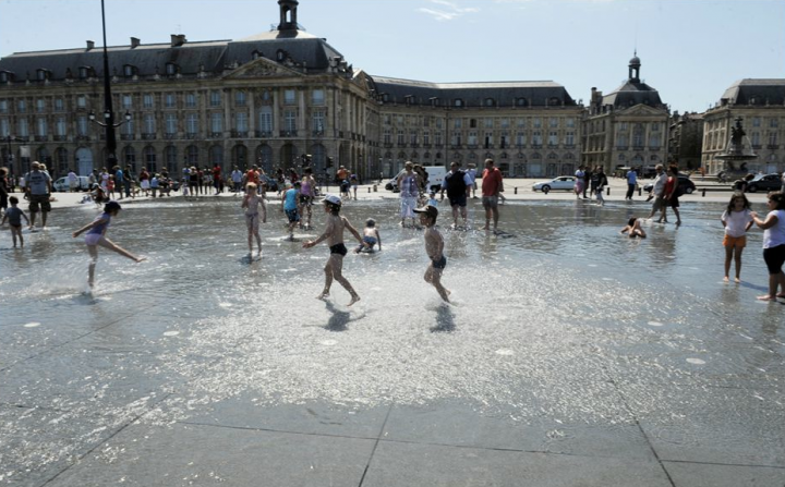 Le grand miroir d'eau de Bordeaux © Photo Didier Raux