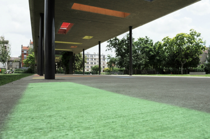 Parc Lucie Aubrac aux Lilas. © Photo Didier Raux