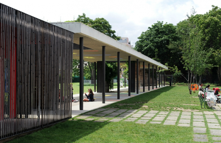 Parc Lucie Aubrac aux Lilas. © Photo Didier Raux