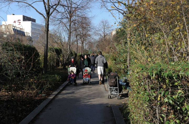 La “highline” de New-York s’est inspirée de la Promenade Plantée de Paris. © Photo Didier Raux