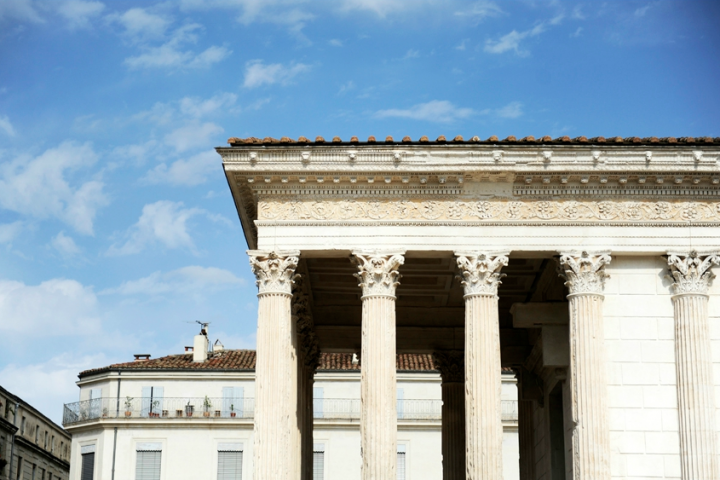La Maison Carrée à Nîmes. © Photo Didier Raux
