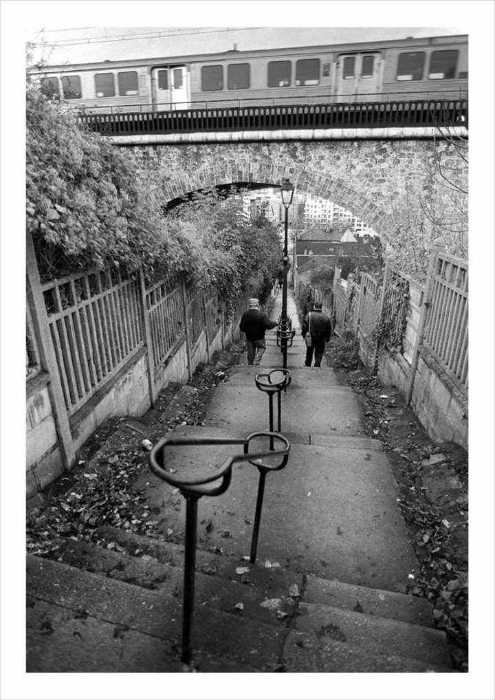 Escalier Chemin des Vignes Issy les Moulineaux © Didier Raux 2
