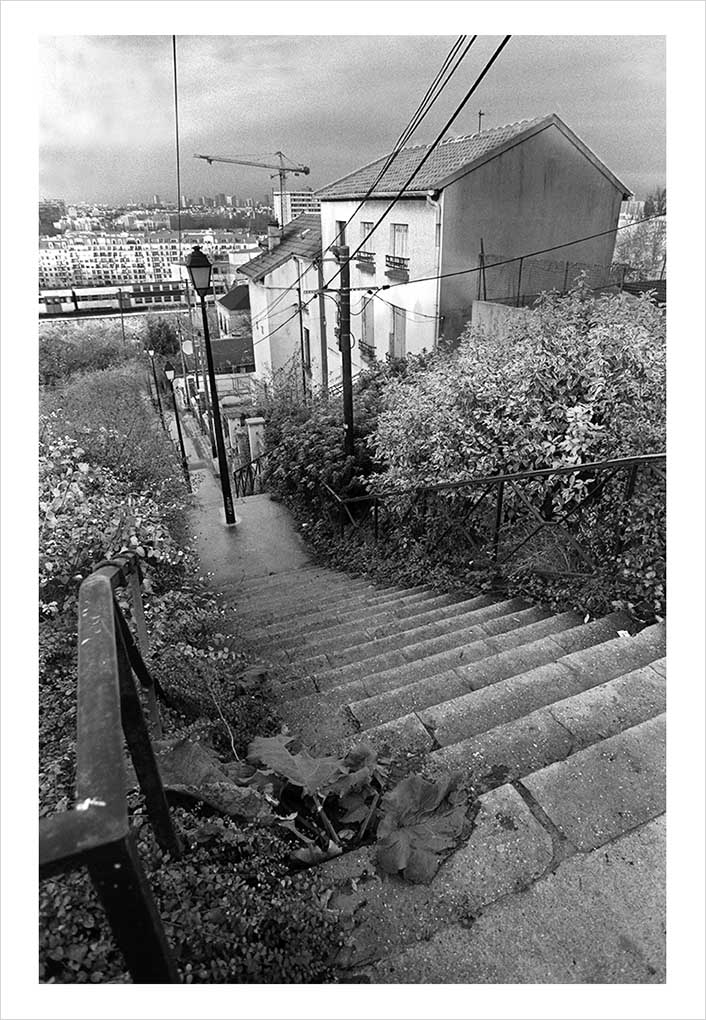 Escalier Chemin des Vignes Issy les Moulineaux © Didier Raux 3