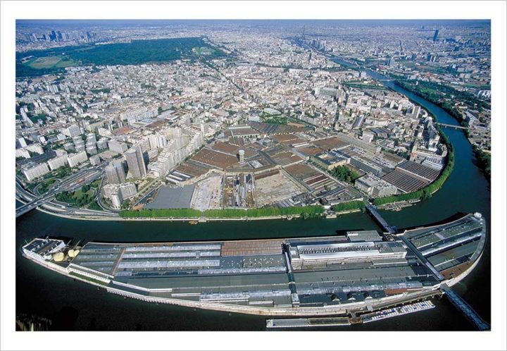VUE AERIENNE BOULOGNE BILLANCOURT USINE RENAULT 1986 © D.Raux 2A