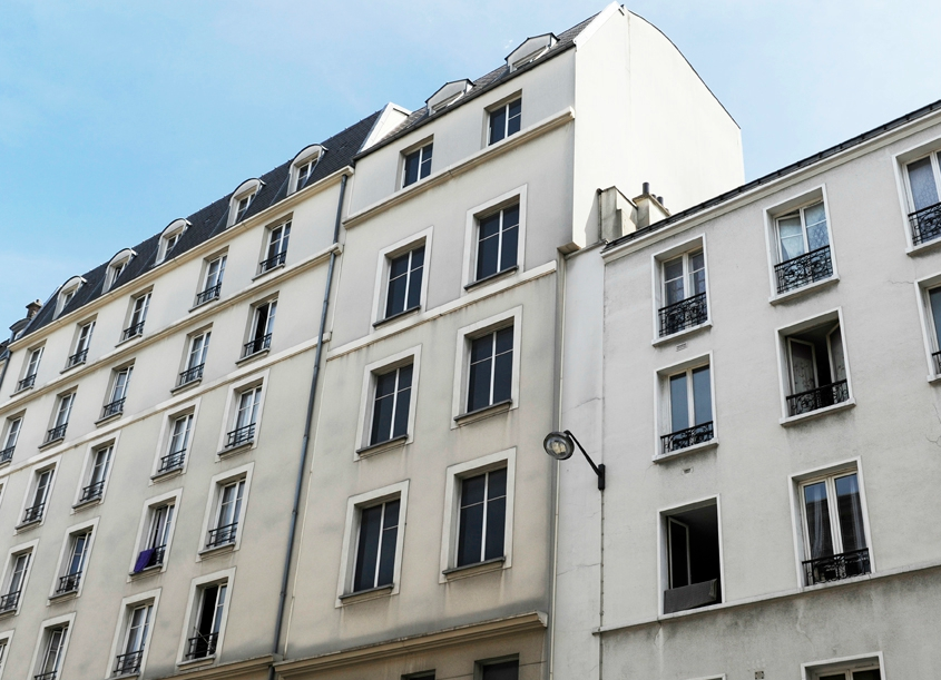 Les faux immeubles de Paris ! ARCHIPHOTOS